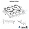  Зображення Варильна поверхня Minola MGM 616224 IV 