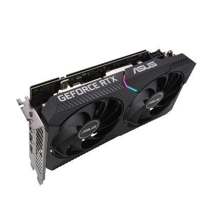  Зображення Відеокарта GF RTX 3060 Ti 8GB GDDR6 Dual Mini V2 OC Asus (DUAL-RTX3060TI-O8G-MINI-V2) (LHR) 