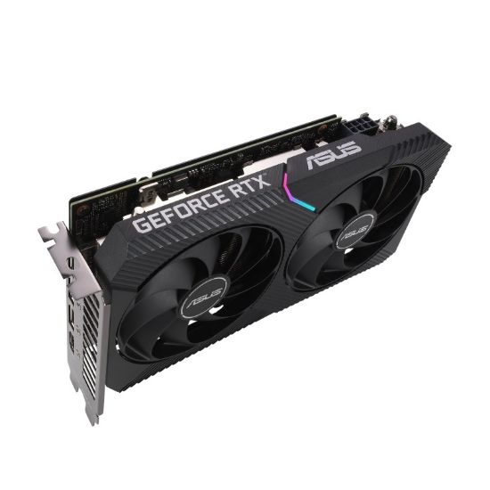  Зображення Відеокарта GF RTX 3060 Ti 8GB GDDR6 Dual Mini V2 OC Asus (DUAL-RTX3060TI-O8G-MINI-V2) (LHR) 
