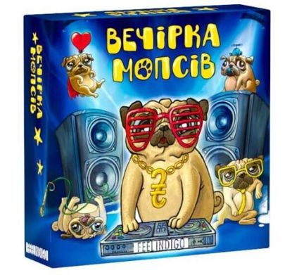  Зображення Настільна гра FeelIndigo Вечірка мопсів (IM16001) 