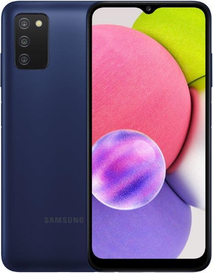  Зображення Смартфон Samsung Galaxy A03s SM-A037 3/32GB Dual Sim Blue (SM-A037FZBDSEK) 