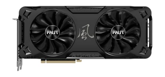 Зображення Відеокарта GF RTX 3070 8GB GDDR6 JetStream OC V1 Palit (NE63070T19P2-1040J) (LHR) 