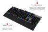  Зображення Клавіатура Motospeed CK108 Outemu Red Ukr (mtck108mr) Silver USB 