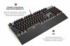  Зображення Клавіатура Motospeed CK108 Outemu Red Ukr (mtck108mr) Silver USB 