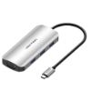 Зображення Док-станція USB3.1 Type-C --> HDMI/VGA/USB 3.0x3/PD 100W Hub 6-in-1 Vention 