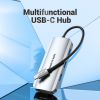  Зображення Док-станція USB3.1 Type-C --> HDMI/VGA/USB 3.0x3/PD 100W Hub 6-in-1 Vention 