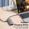  Зображення Док-станція USB3.1 Type-C --> HDMI/VGA/USB 3.0x3/PD 100W Hub 6-in-1 Vention 