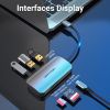  Зображення Хаб USB 3.1 Type-C -> 3хUSB 3.0/SD/TF/PD 100W 6-in-1 Vention 