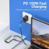  Зображення Хаб USB 3.1 Type-C -> 3хUSB 3.0/SD/TF/PD 100W 6-in-1 Vention 
