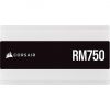  Зображення Corsair RM Series (2021), White, RM750, 750 Watt, 80 PLUS GOLD Certified, Fully Modular Power Supply, EU Version, EAN:0840006628712 