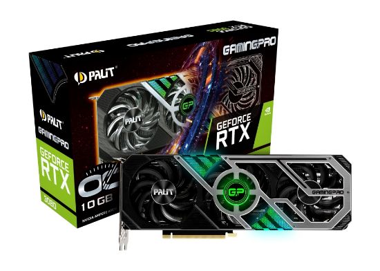  Зображення Відеокарта GF RTX 3080 10GB GDDR6X GamingPro V1 OC Palit (NED3080S19IA-132AA) (LHR) 