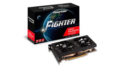  Зображення Відеокарта AMD Radeon RX 6600 8GB GDDR6 Fighter PowerColor (AXRX 6600 8GBD6-3DH) 