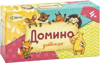  Зображення Настільна гра Эврікус Домино детское (BG-12018) 