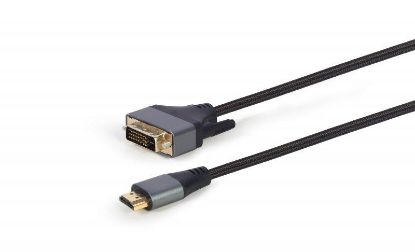  Зображення Кабель HDMI to DVI 1,8m Cablexpert (CC-HDMI-DVI-4K-6) 