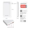  Зображення Внешний аккумулятор (Power Bank) Colorway 10000mAh Slim (USB QC3.0 + USB-C Power Delivery 18W) White 