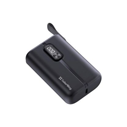  Зображення Внешний аккумулятор (Power Bank) Colorway 10000mAh Full power (USB QC3.0 + USB-C PD 22.5W) Black 