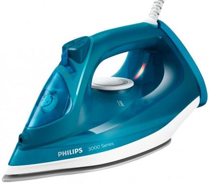  Зображення Праска Philips 3000 series, 2600Вт, 300мл, паровий удар -200гр, постійна пара - 40гр, керам. підошва, синій 