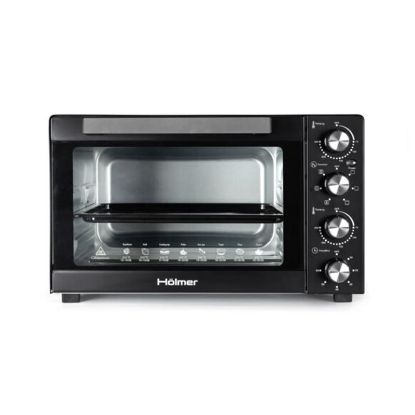  Зображення Електропіч Holmer HEO-152CR Black, 50л/Гриль/Конвекція/Вертел 