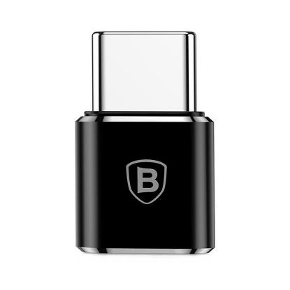  Зображення Адаптер Baseus USB-C-microUSB Black (CAMOTG-01) 