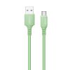  Зображення Кабель 1m USB 2.0 AM/Type-C Colorway (CW-CBUC042-GR) (soft silicone) 2.4A Green 