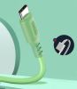  Зображення Кабель 1m USB 2.0 AM/Type-C Colorway (CW-CBUC042-GR) (soft silicone) 2.4A Green 
