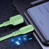  Зображення Кабель 1m USB 2.0 AM/Type-C Colorway (CW-CBUC042-GR) (soft silicone) 2.4A Green 