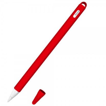  Зображення Чохол TPU Goojodoq Hybrid Ear для стілуса Apple Pencil 2 Red тех.пак (4001055094286R) 