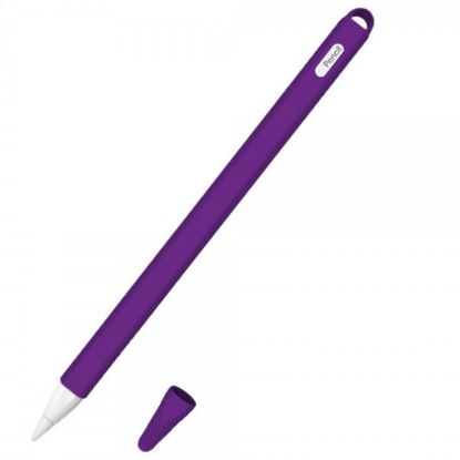  Зображення Чохол TPU Goojodoq Hybrid Ear для стілуса Apple Pencil 2 Violet тех.пак (4001055094286V) 