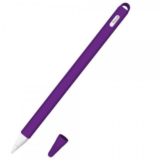  Зображення Чохол TPU Goojodoq Hybrid Ear для стілуса Apple Pencil 2 Violet тех.пак (4001055094286V) 