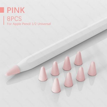  Зображення Чохол TPU Goojodoq для наконечника стілус Apple Pencil (1-2 покоління) (8шт) Pink (1005001835985075P 