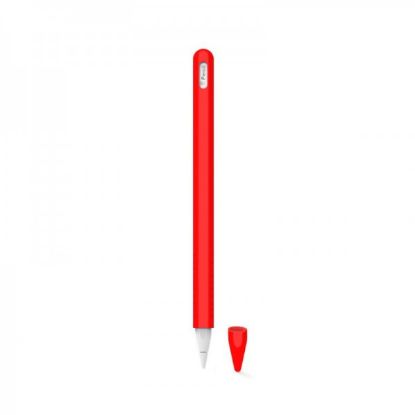  Зображення Чохол TPU SK для стилуса Apple Pencil 2 Goojodoq 12 Gen Red тех.пак (33019387759R) 