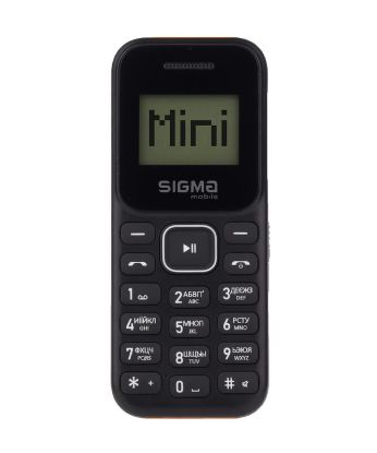  Зображення Мобільний телефон Sigma X-style 14 MINI Black-Orange (4827798120736) 