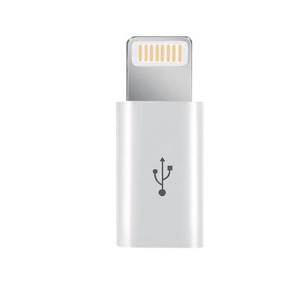  Зображення Адаптер XoKo AC-030 microUSB-Lightning White (XK-AC030-WH) 