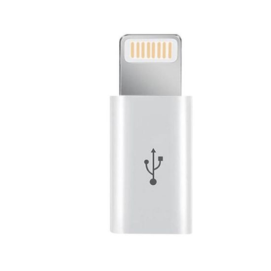  Зображення Адаптер XoKo AC-030 microUSB-Lightning White (XK-AC030-WH) 