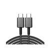  Зображення Дата кабель USB-C to USB-C 1.0m SC-200a black XoKo (XOKO SC-200a-BK) 