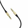  Зображення Аудіо-кабель SkyDolphin SR07 3.5 мм - 3.5 мм (M/M), 1 м, Black (AUX-000052) 
