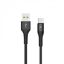  Зображення Кабель SkyDolphin S05T TPE Frost Line USB - Type-C 1м, Black (USB-000551) 