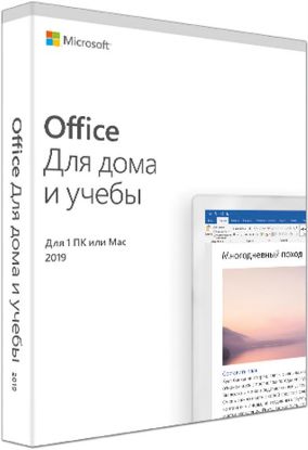  Зображення Програмне забезпечення Microsoft Office Home and Student 2019 Ukrainian Medialess P6 (79G-05215) 