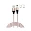  Зображення Кабель XoKo SC-400 Magneto USB-Lightning/microUSB/USB Type-C, 1м Rose Gold (SC-400MGNT-RS) 