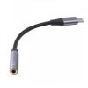  Зображення Адаптер-перехідник Maxxter (A-CM34), USB-C-3.5 мм, сірий 