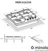  Зображення Варильна поверхня Minola MGM 616224 I 