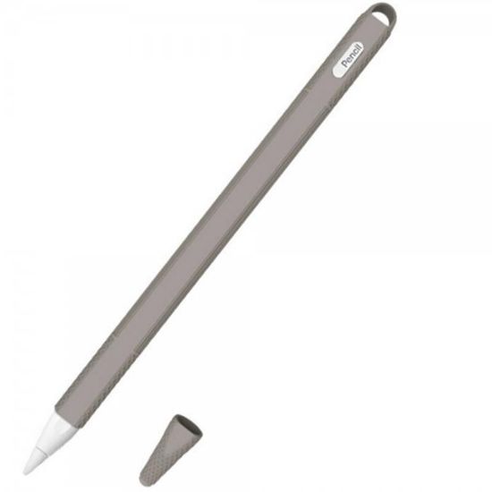  Зображення Чохол Goojodoq Hybrid Ear TPU для стилуса Apple Pencil 2 Grey (4001055094286GR) 