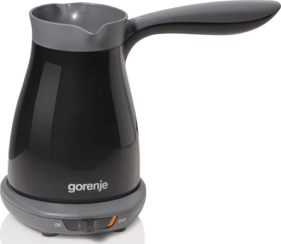  Зображення Кавоварка Gorenje електротурка, 0.33л, мелена, 2чашки, чорний 