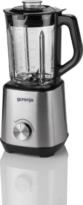  Зображення Блендер Gorenje стаціонарний, 1000Вт, чаша-1500мл, скло, нерж 