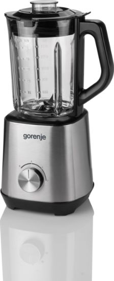  Зображення Блендер Gorenje стаціонарний, 1000Вт, чаша-1500мл, скло, нерж 