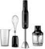  Зображення Блендер PHILIPS заглибний Daily Collection, 700Вт, 3в1, чаша-500мл, чопер, чорний 
