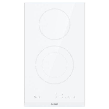  Зображення Варильна поверхня Gorenje електрична, 30см, Доміно, білий 