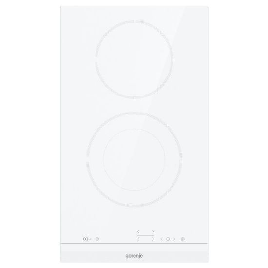  Зображення Варильна поверхня Gorenje електрична, 30см, Доміно, білий 