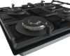  Зображення Варильна поверхня Gorenje газова на склі, 60см, чавун, чорний 