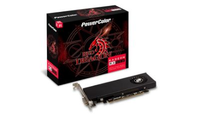  Зображення Відеокарта AMD Radeon RX 550 4GB GDDR5 Red Dragon LP PowerColor (AXRX 550 4GBD5-HLE) 